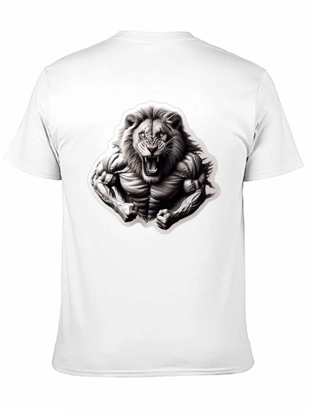 Lion Muscle T-Shirt - Fierce Graphic Tee