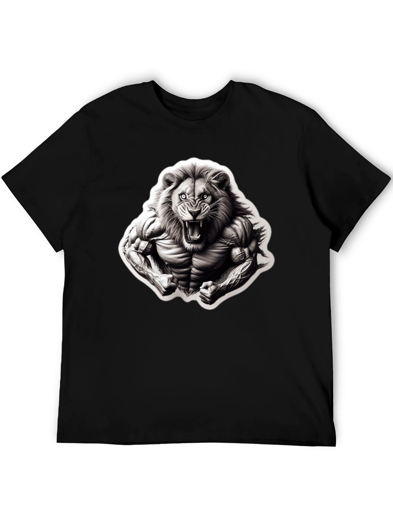 Lion Muscle T-Shirt - Fierce Graphic Tee
