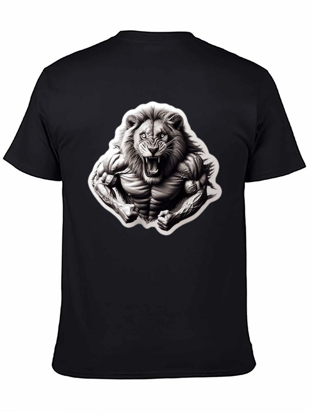 Lion Muscle T-Shirt - Fierce Graphic Tee