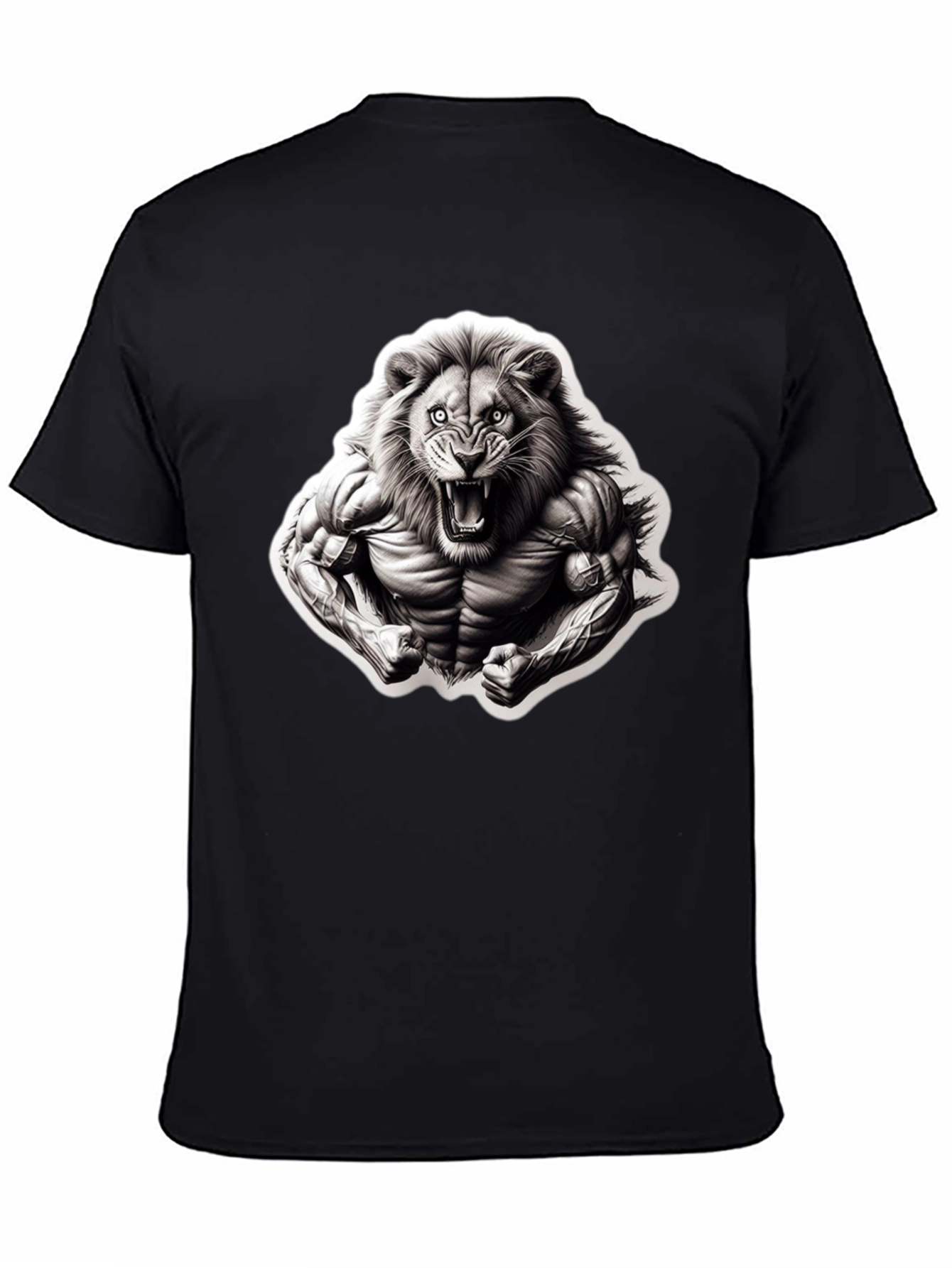 Lion Muscle T-Shirt - Fierce Graphic Tee