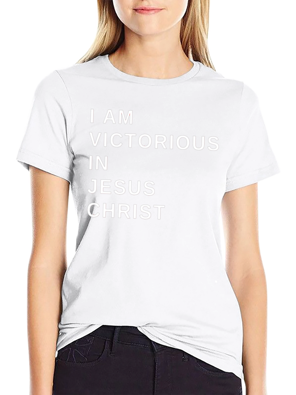 Victorious in Jesus Christ Graphic T-Shirt