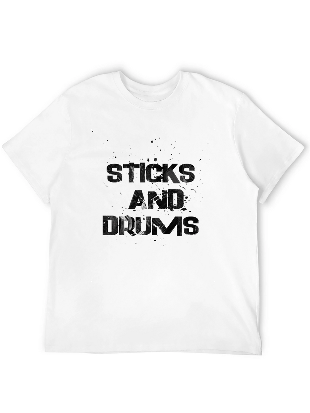 Black Sticks and Drums Graphic Tee
