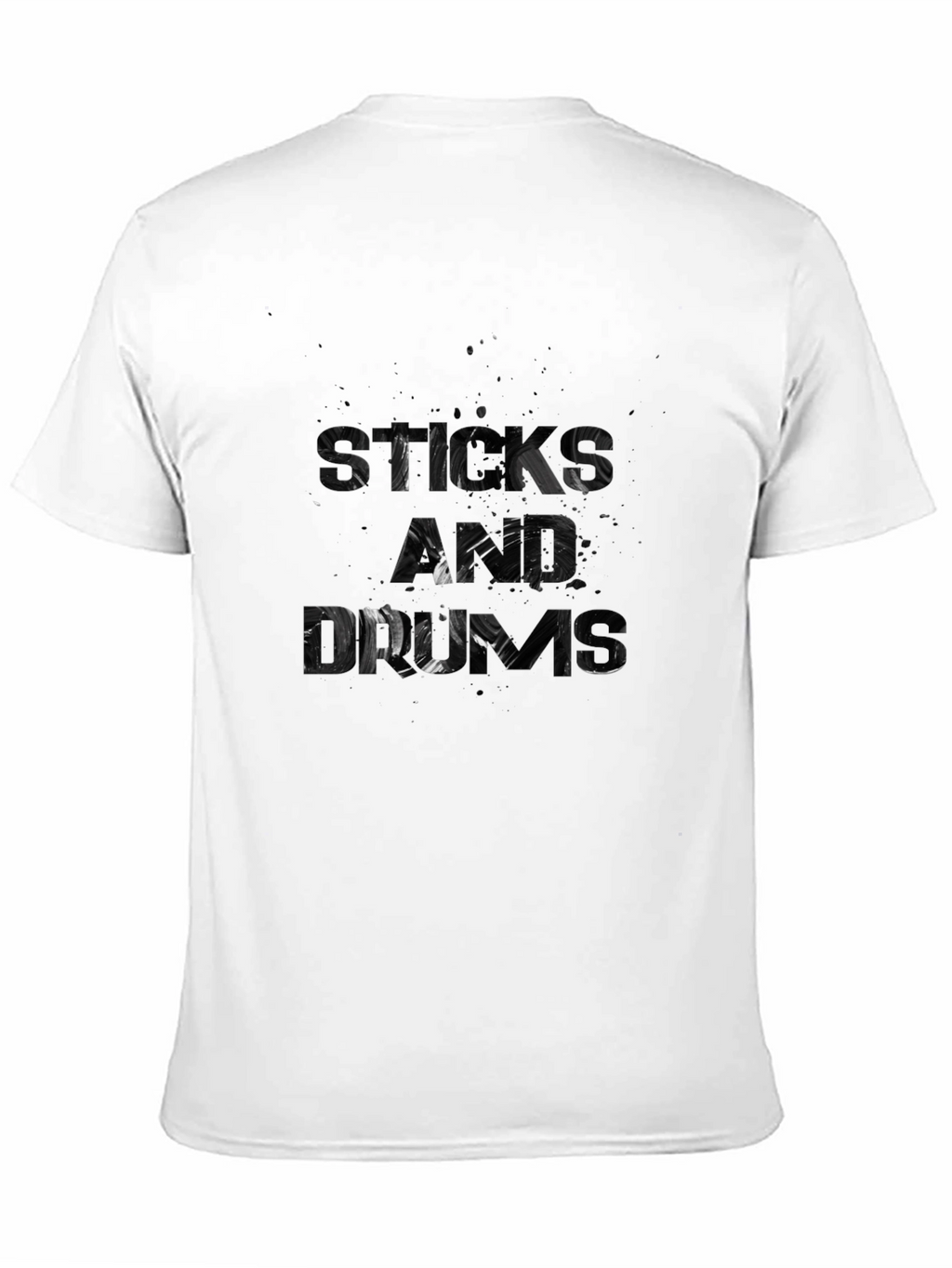Black Sticks and Drums Graphic Tee