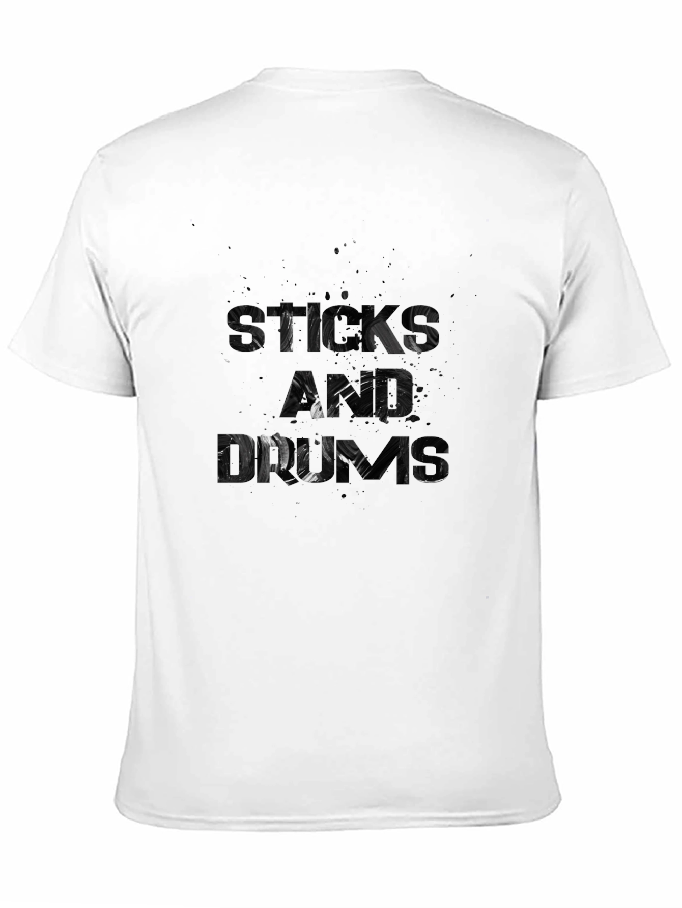 Black Sticks and Drums Graphic Tee