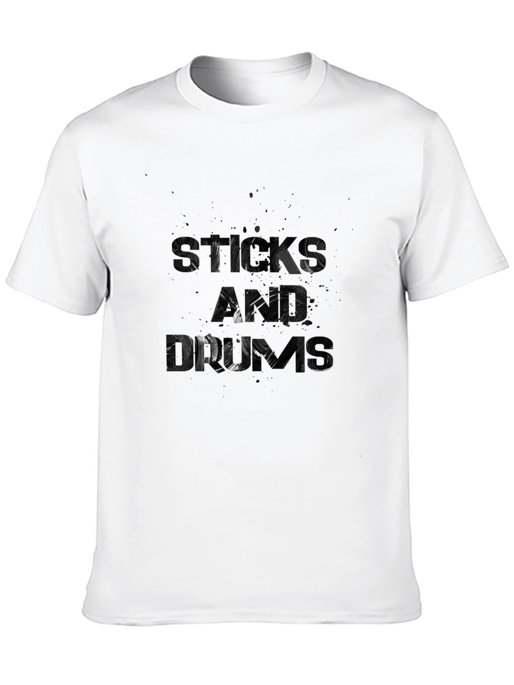 Black Sticks and Drums Graphic Tee