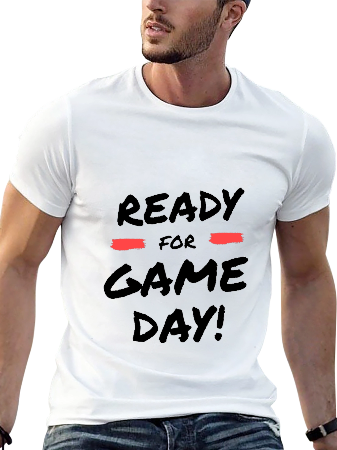 Ready for Game Day! T-Shirt - Black