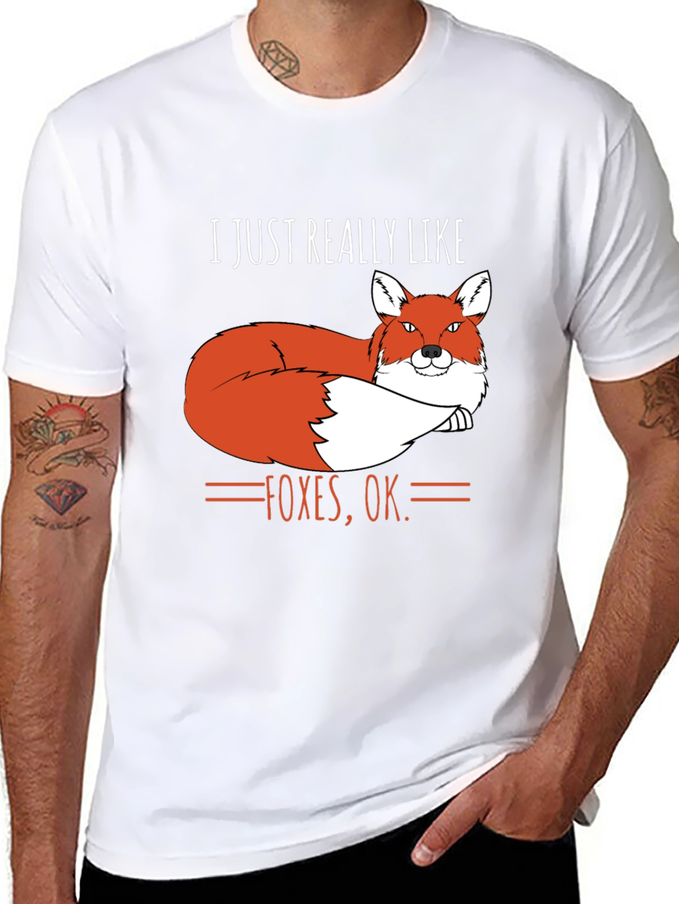 I Just Really Like Foxes OK. T-Shirt