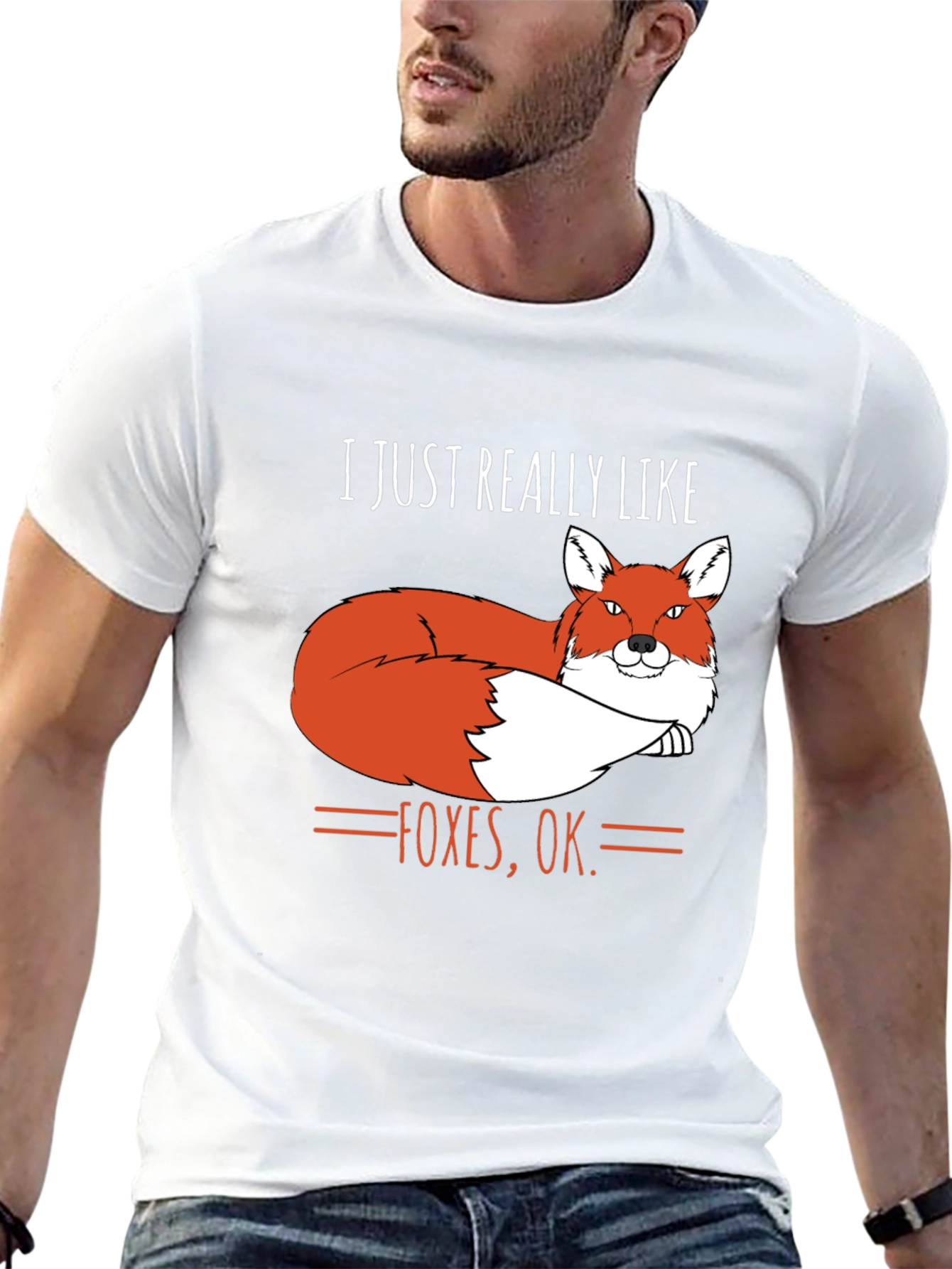 I Just Really Like Foxes OK. T-Shirt