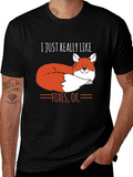 I Just Really Like Foxes OK. T-Shirt