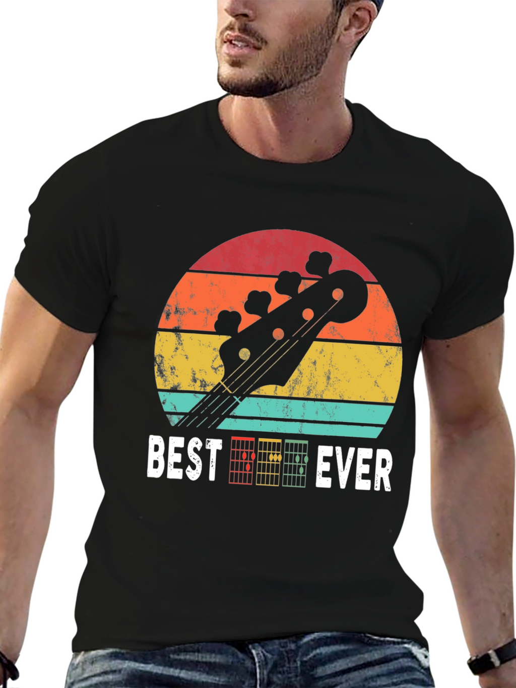 Best Guitar Ever T-Shirt - Retro Music Lover Tee