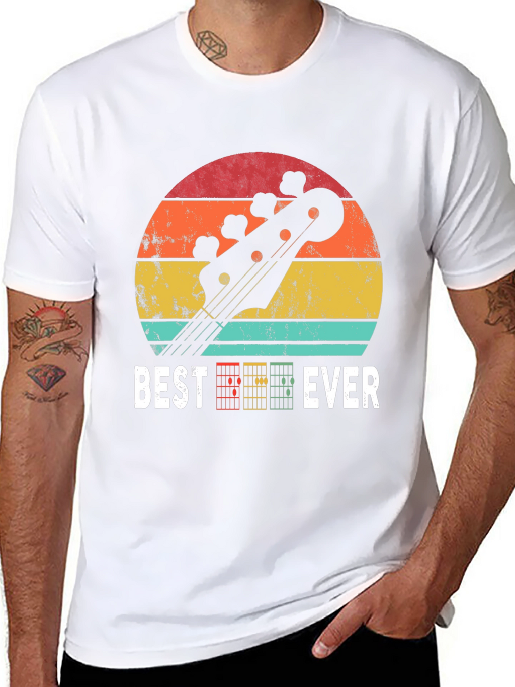 Best Guitar Ever T-Shirt - Retro Music Lover Tee