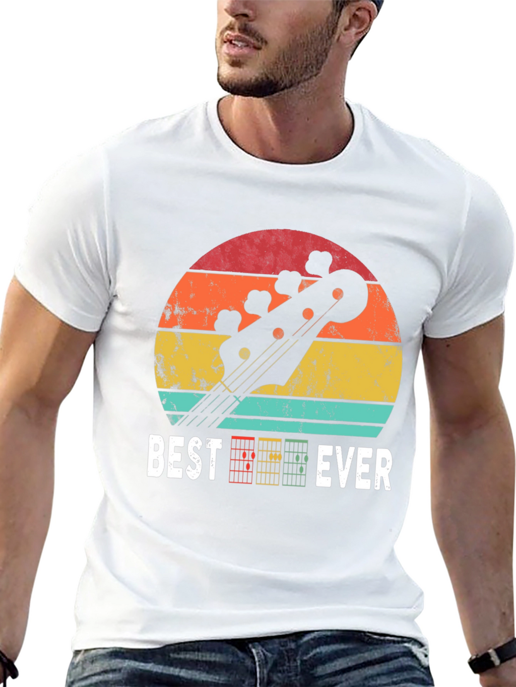 Best Guitar Ever T-Shirt - Retro Music Lover Tee