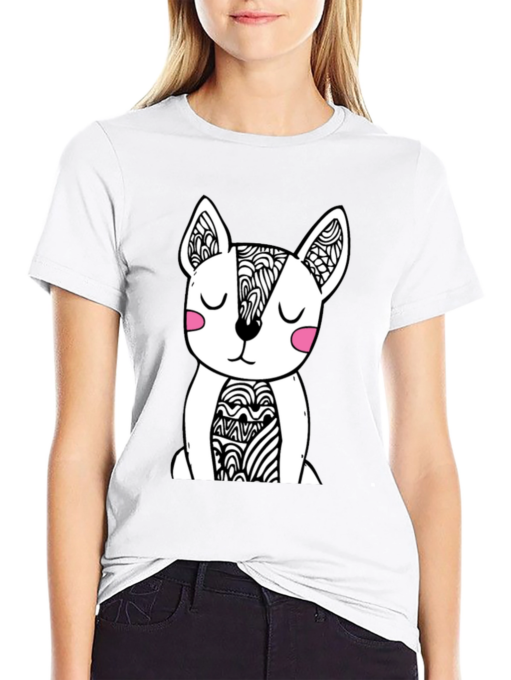 Dog Graphic Black T-Shirt - Stylish Mens Tee