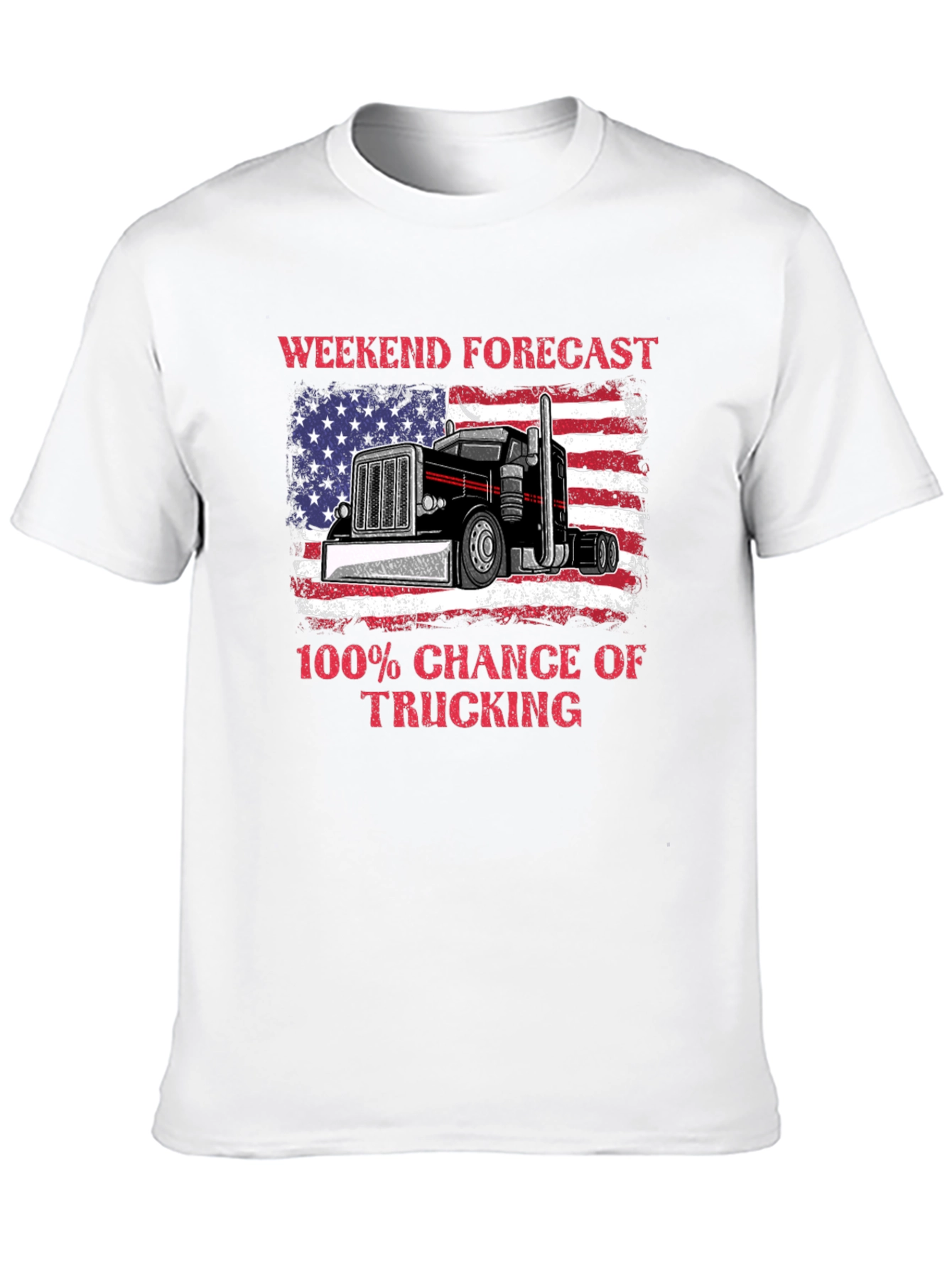 Weekend Forecast Trucking T-Shirt