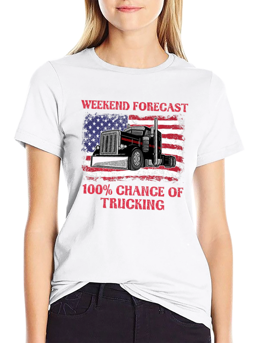 Weekend Forecast Trucking T-Shirt