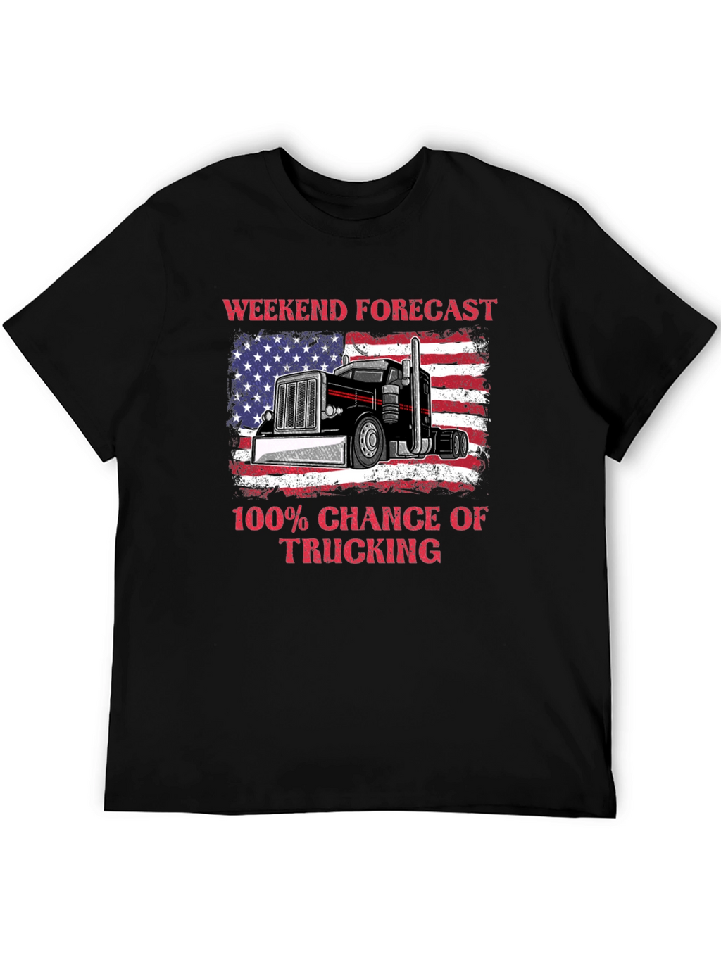 Weekend Forecast Trucking T-Shirt
