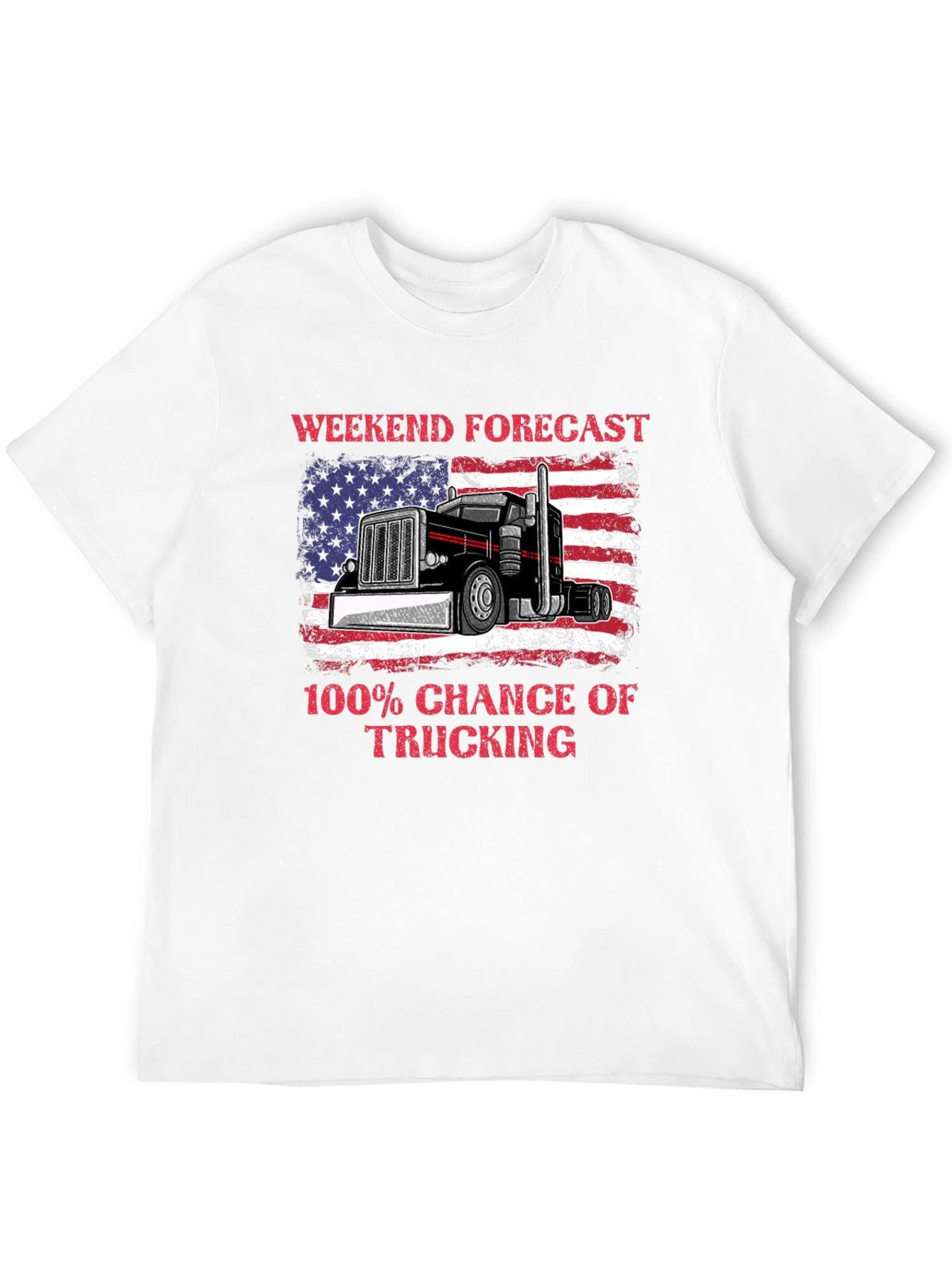 Weekend Forecast Trucking T-Shirt