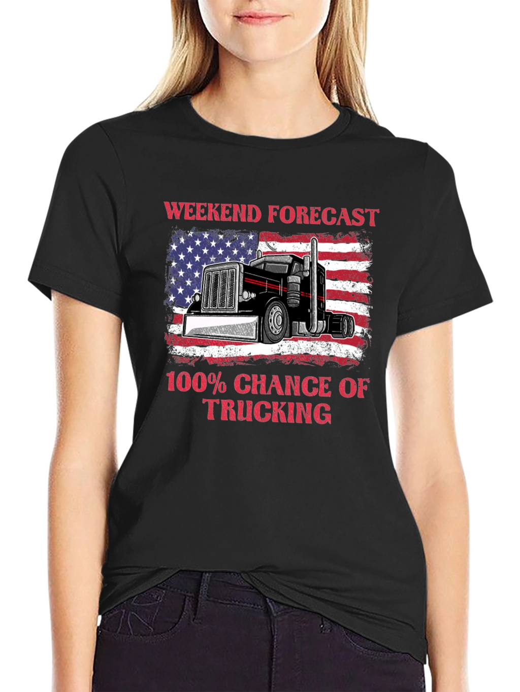 Weekend Forecast Trucking T-Shirt