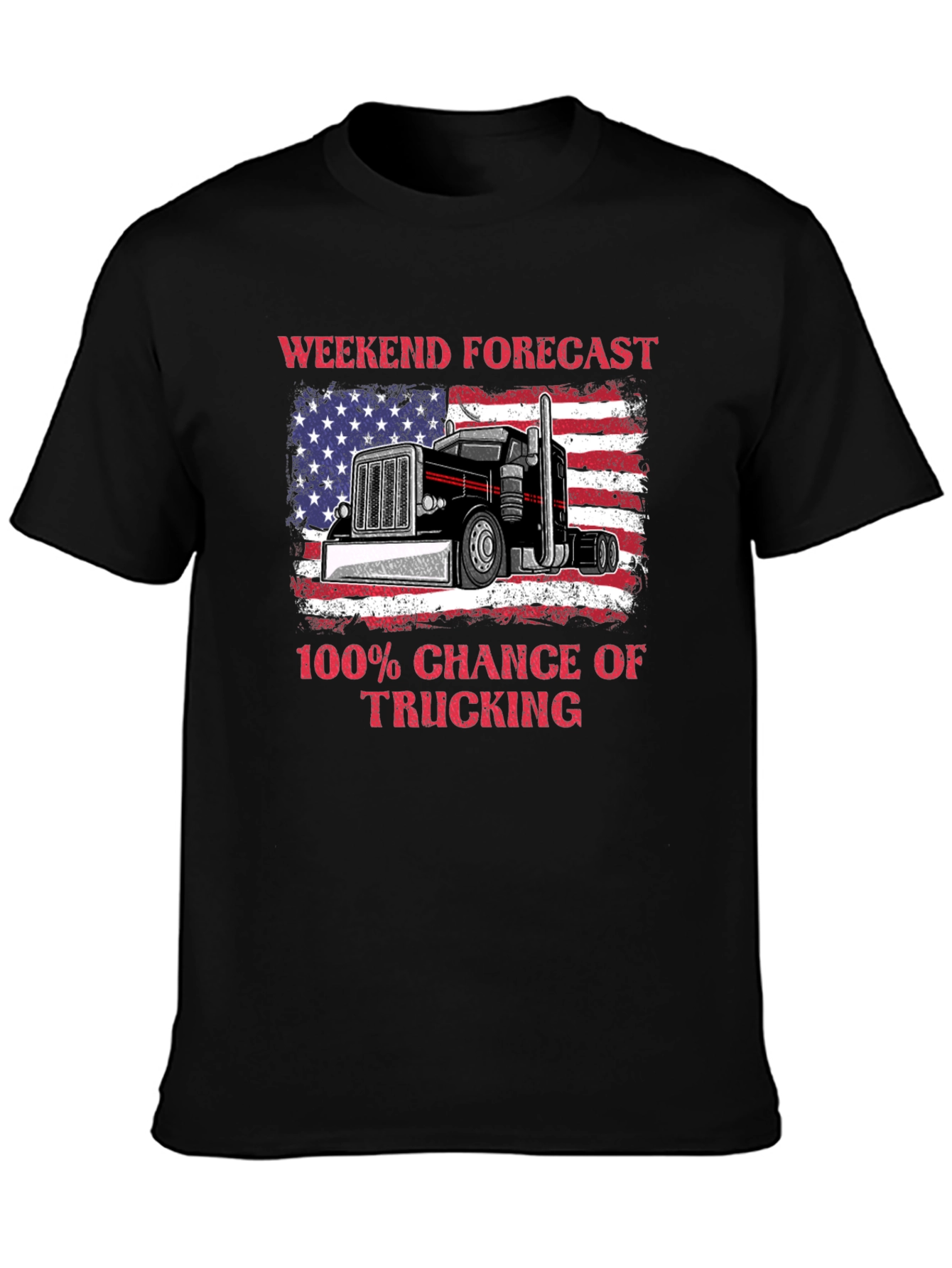 Weekend Forecast Trucking T-Shirt