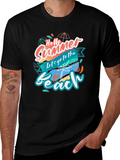 Hello Summer Beach T-Shirt - Black