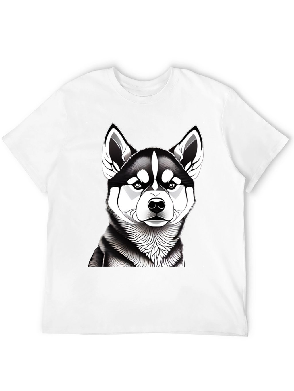 Husky Graphic Tee - Mens Black T-Shirt