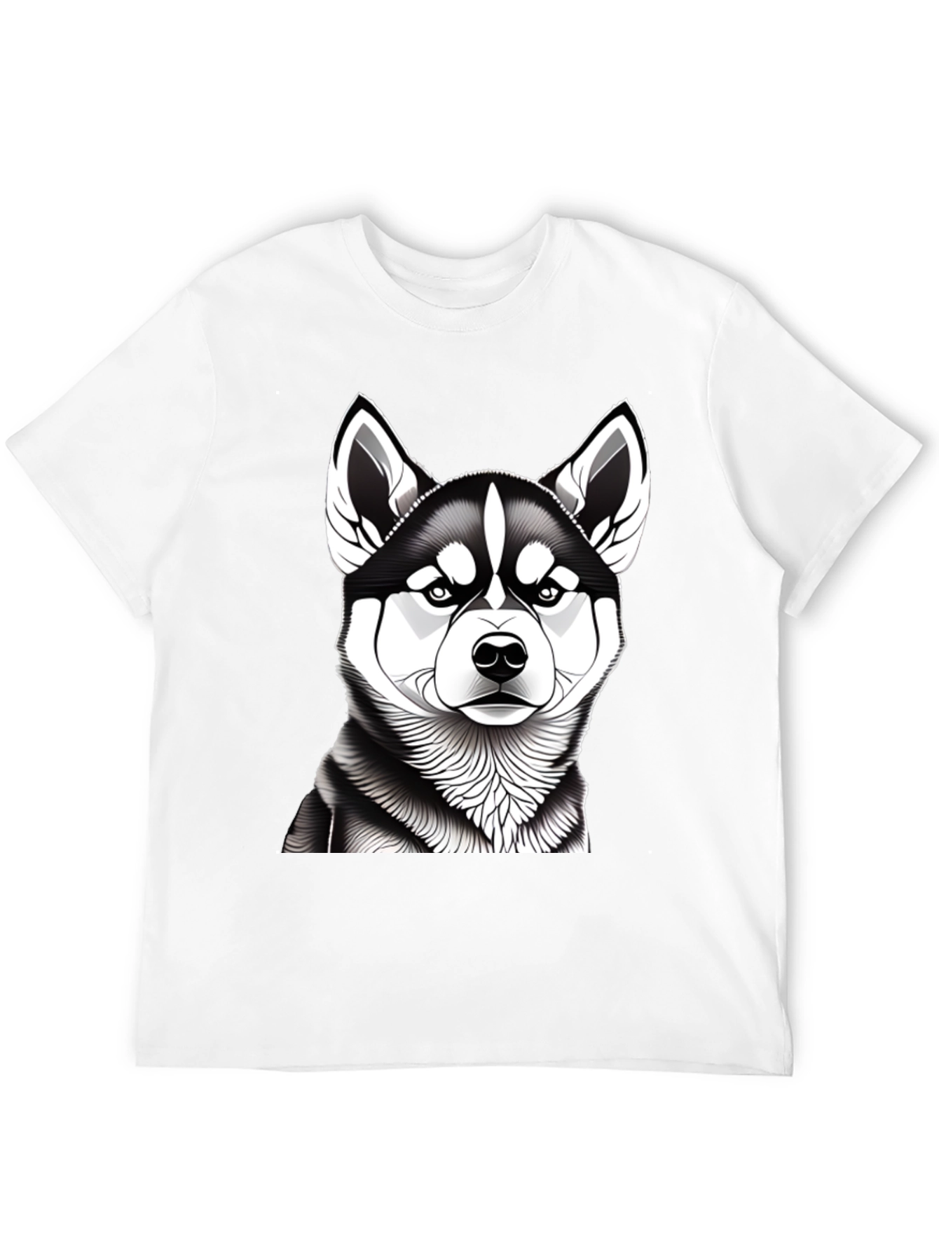 Husky Graphic Tee - Mens Black T-Shirt