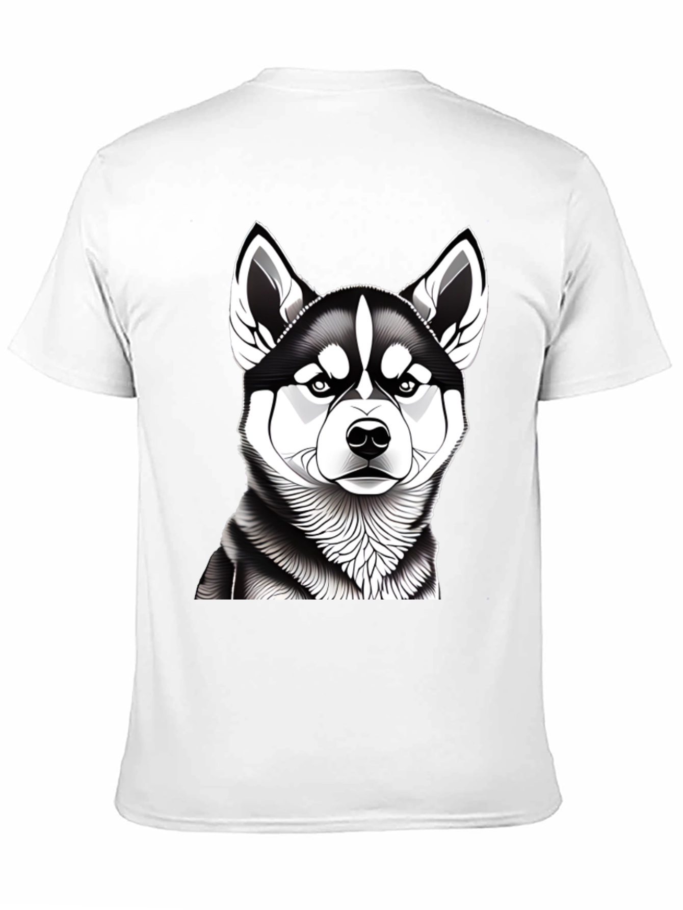 Husky Graphic Tee - Mens Black T-Shirt