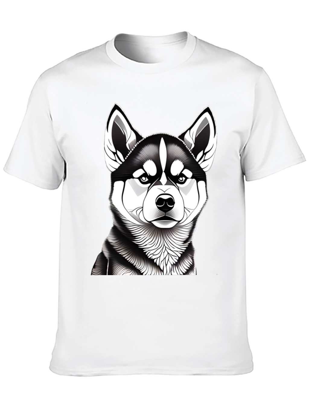 Husky Graphic Tee - Mens Black T-Shirt