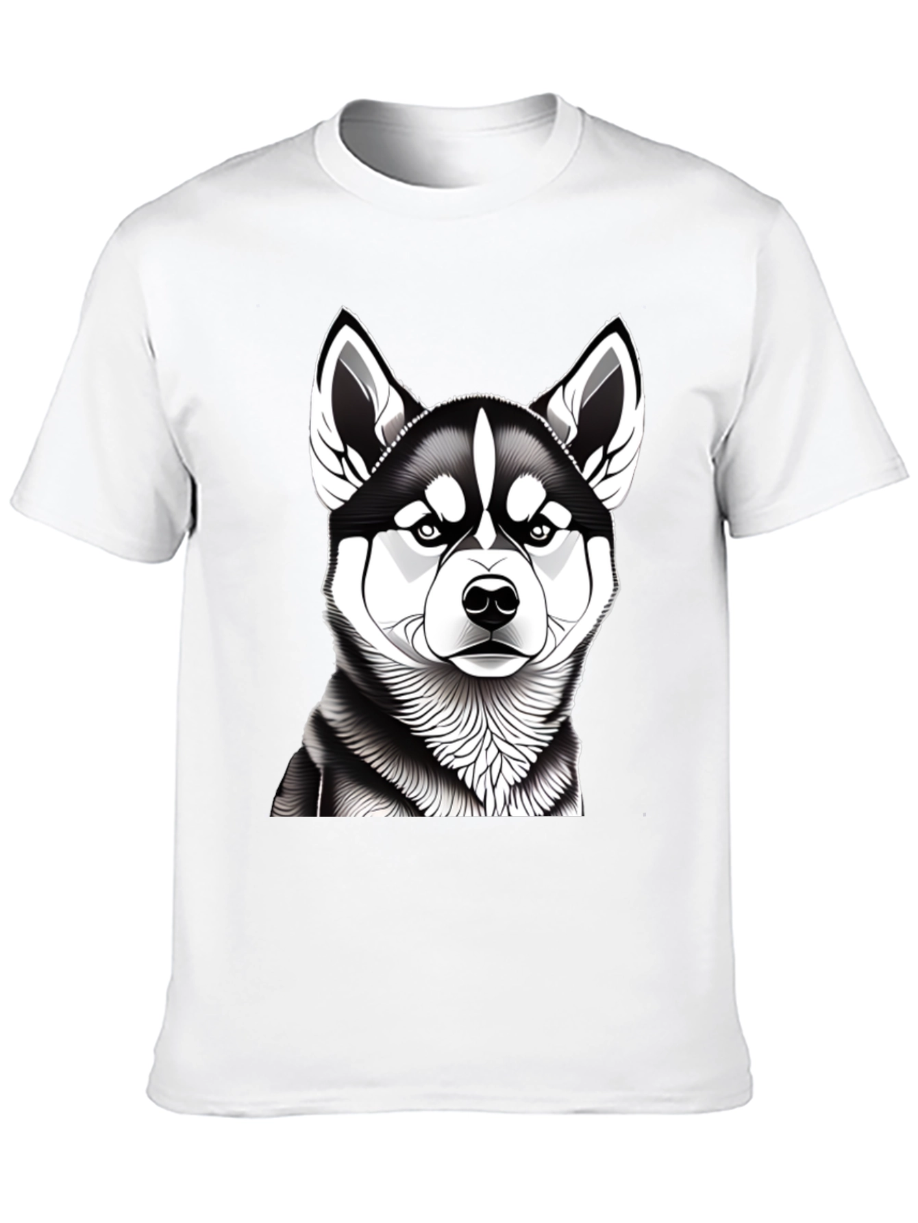 Husky Graphic Tee - Mens Black T-Shirt