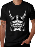 Viking Gorilla T-Shirt - Black