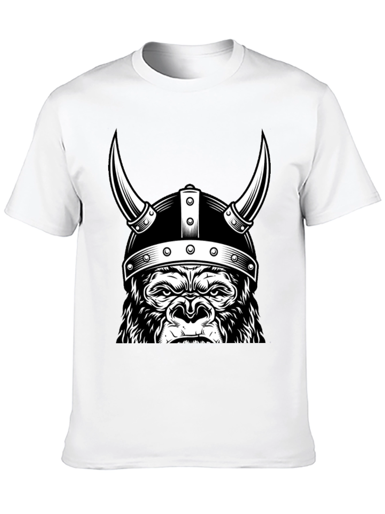 Viking Gorilla T-Shirt - Black