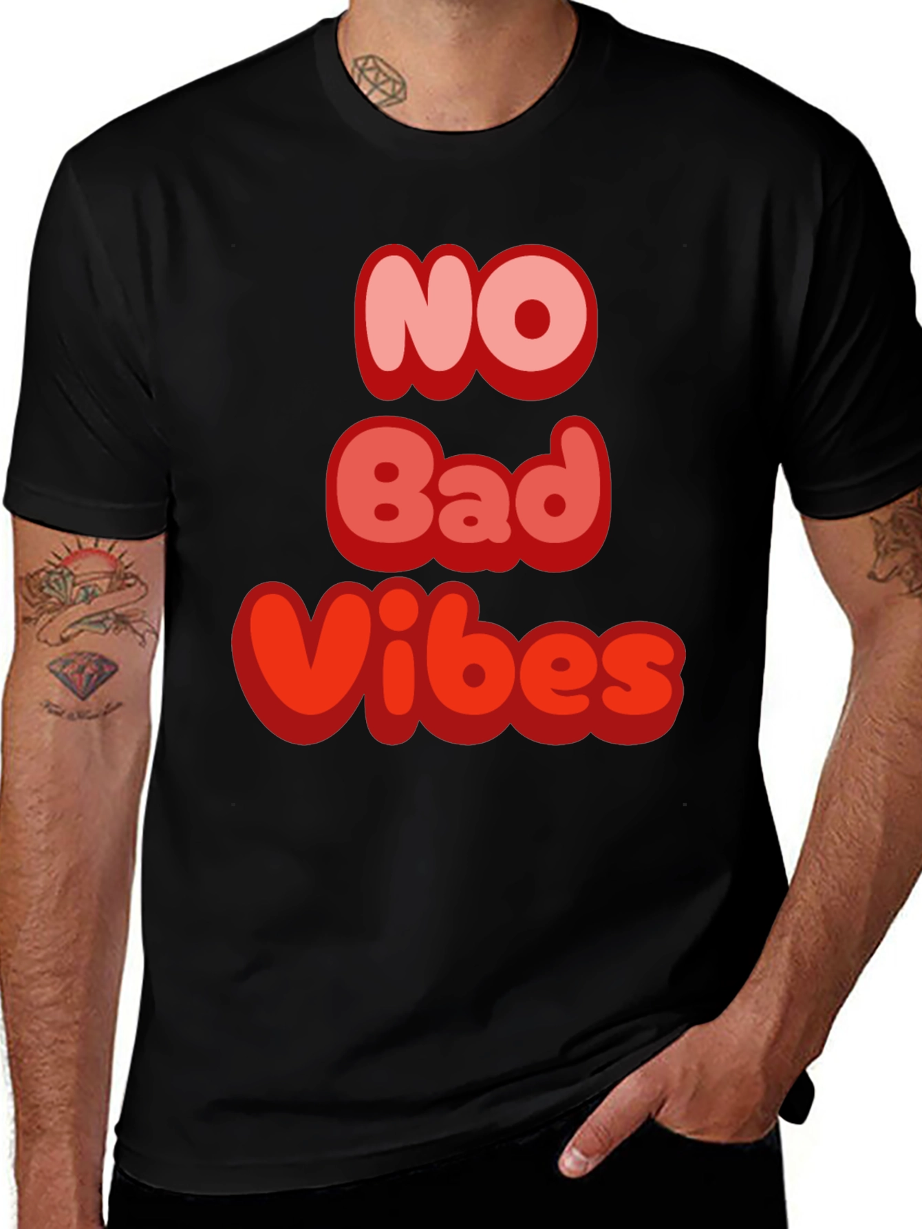 No Bad Vibes Graphic T-Shirt