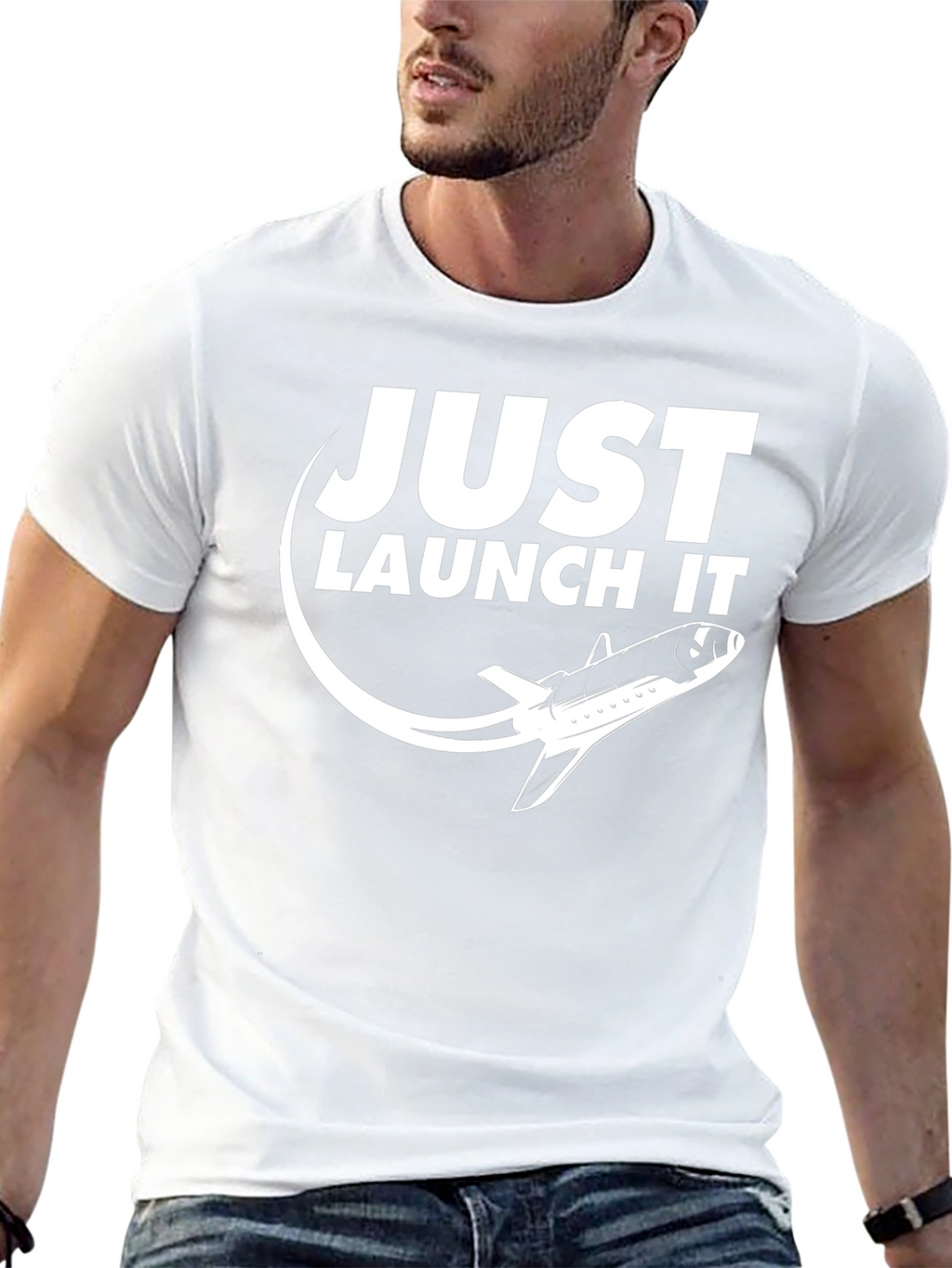 Just Launch It Space Shuttle T-Shirt