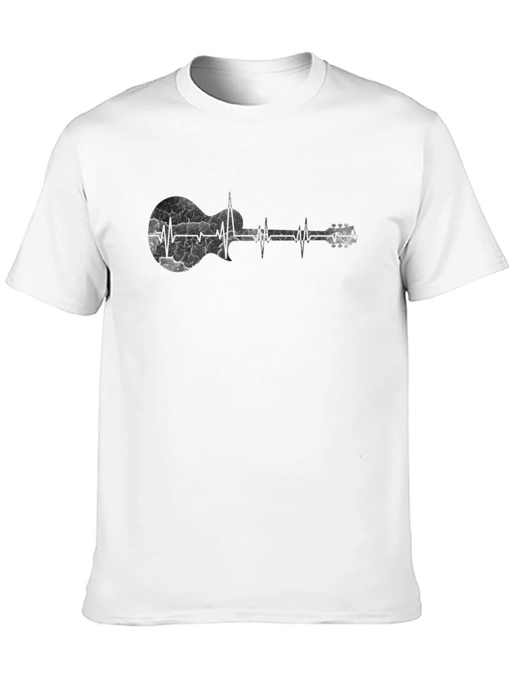 Guitar Heartbeat T-Shirt - Musicians Pulse