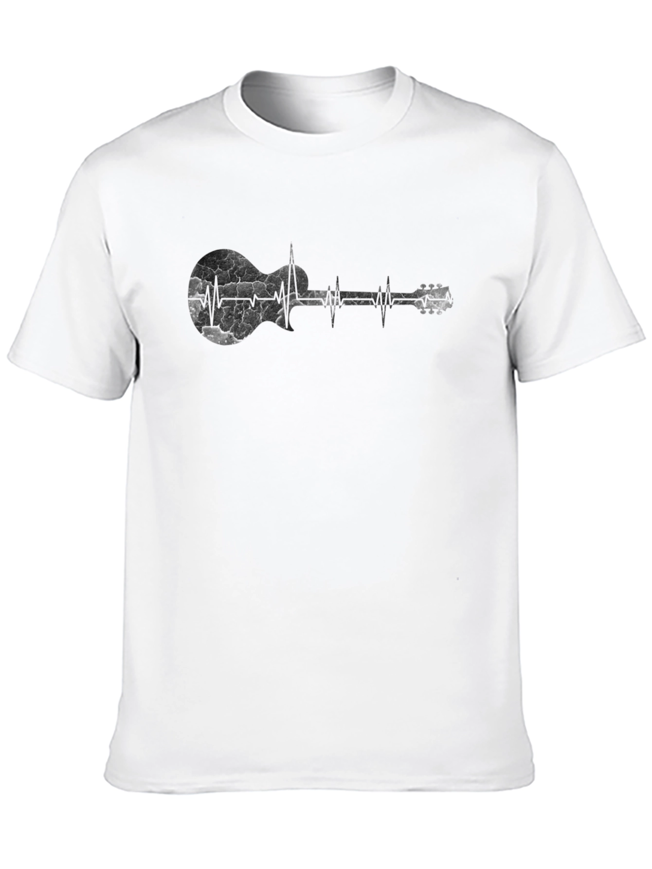 Guitar Heartbeat T-Shirt - Musicians Pulse