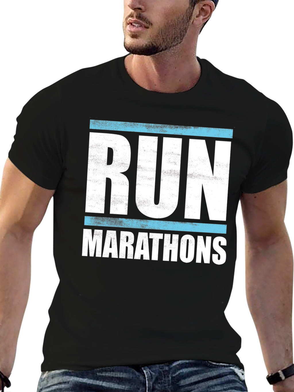 Run Marathons T-Shirt - Runners Apparel