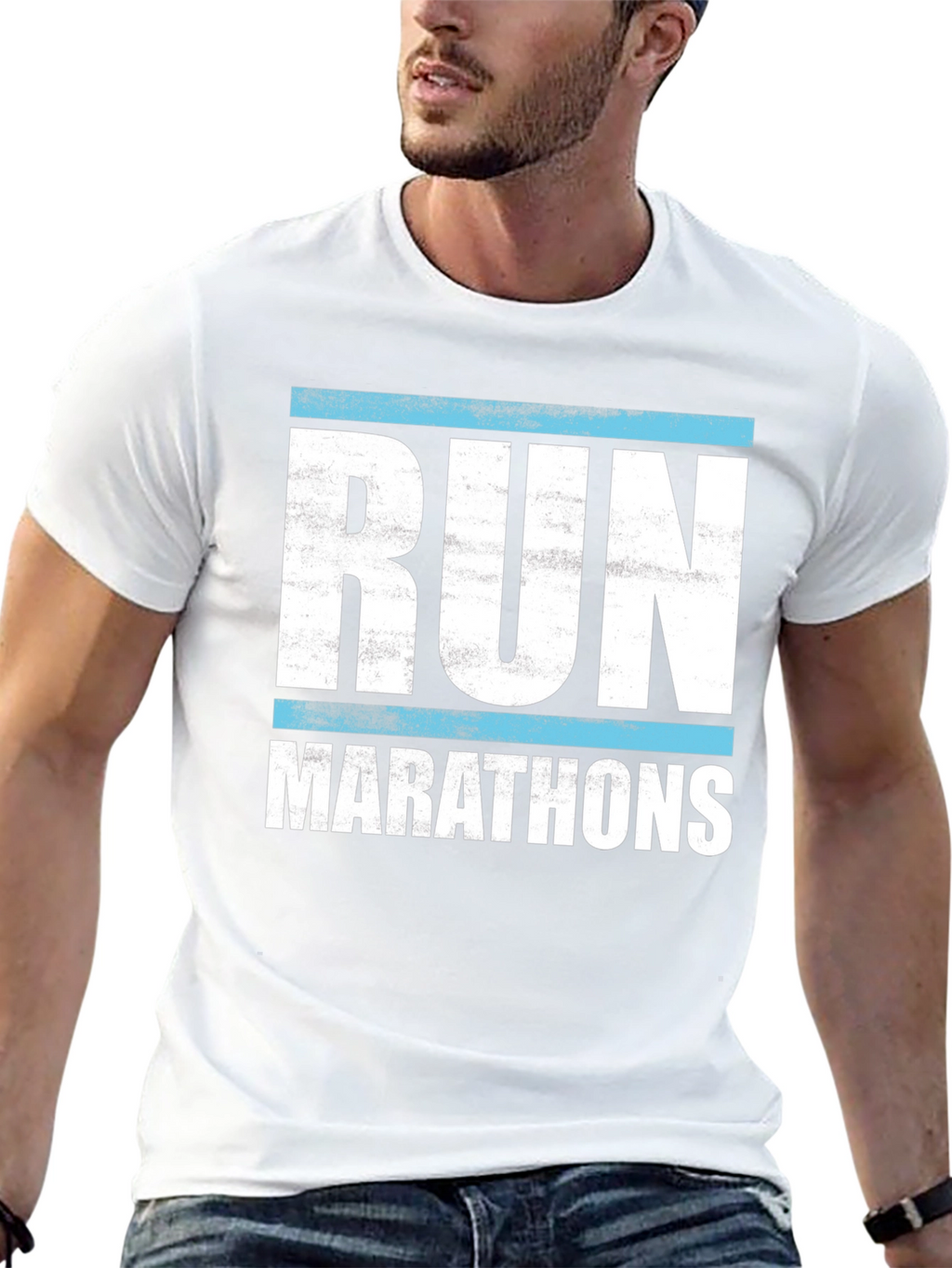 Run Marathons T-Shirt - Runners Apparel