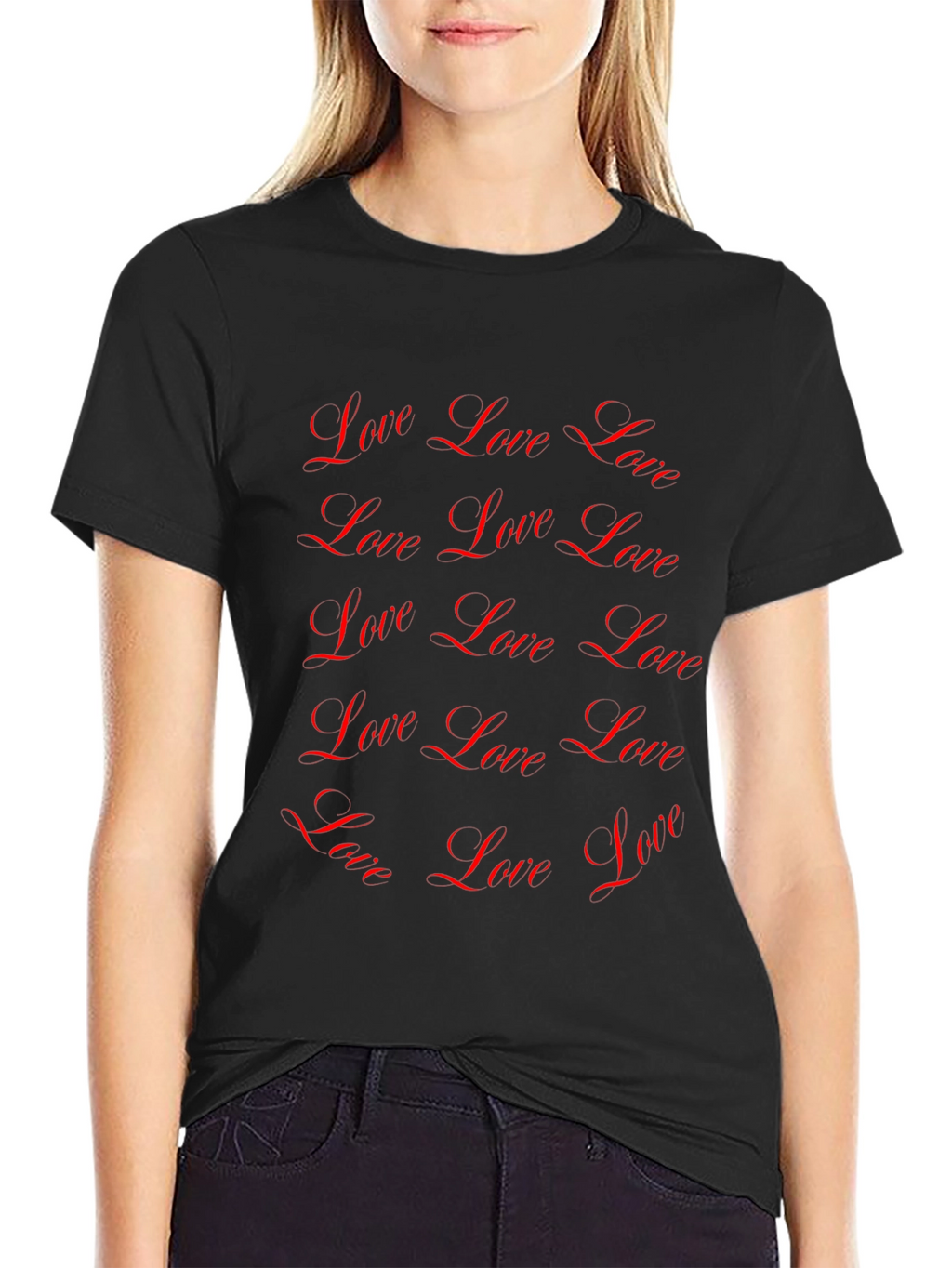 Love Graphic Print T-Shirt