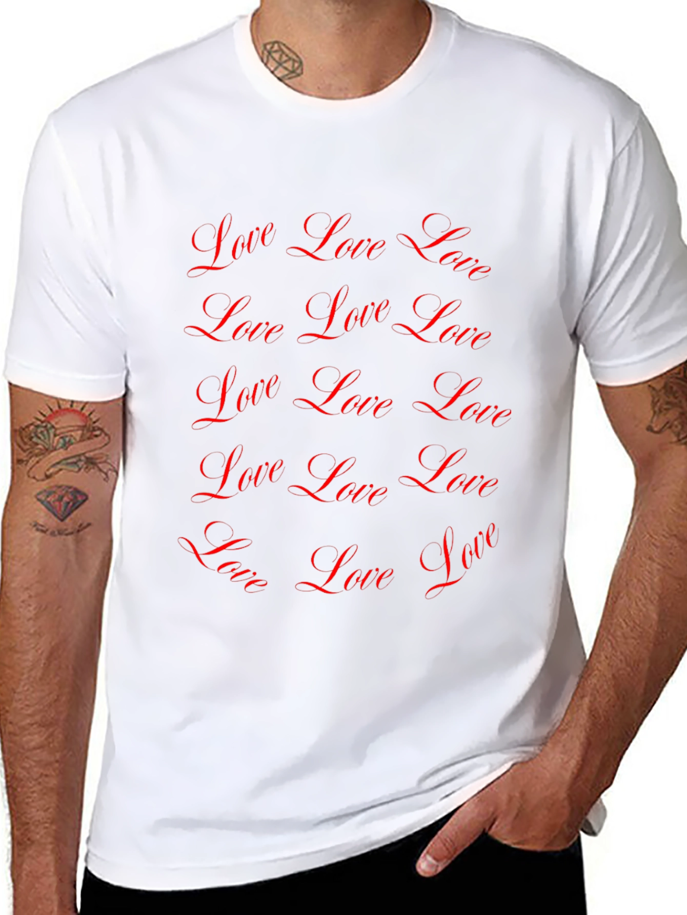 Love Graphic Print T-Shirt
