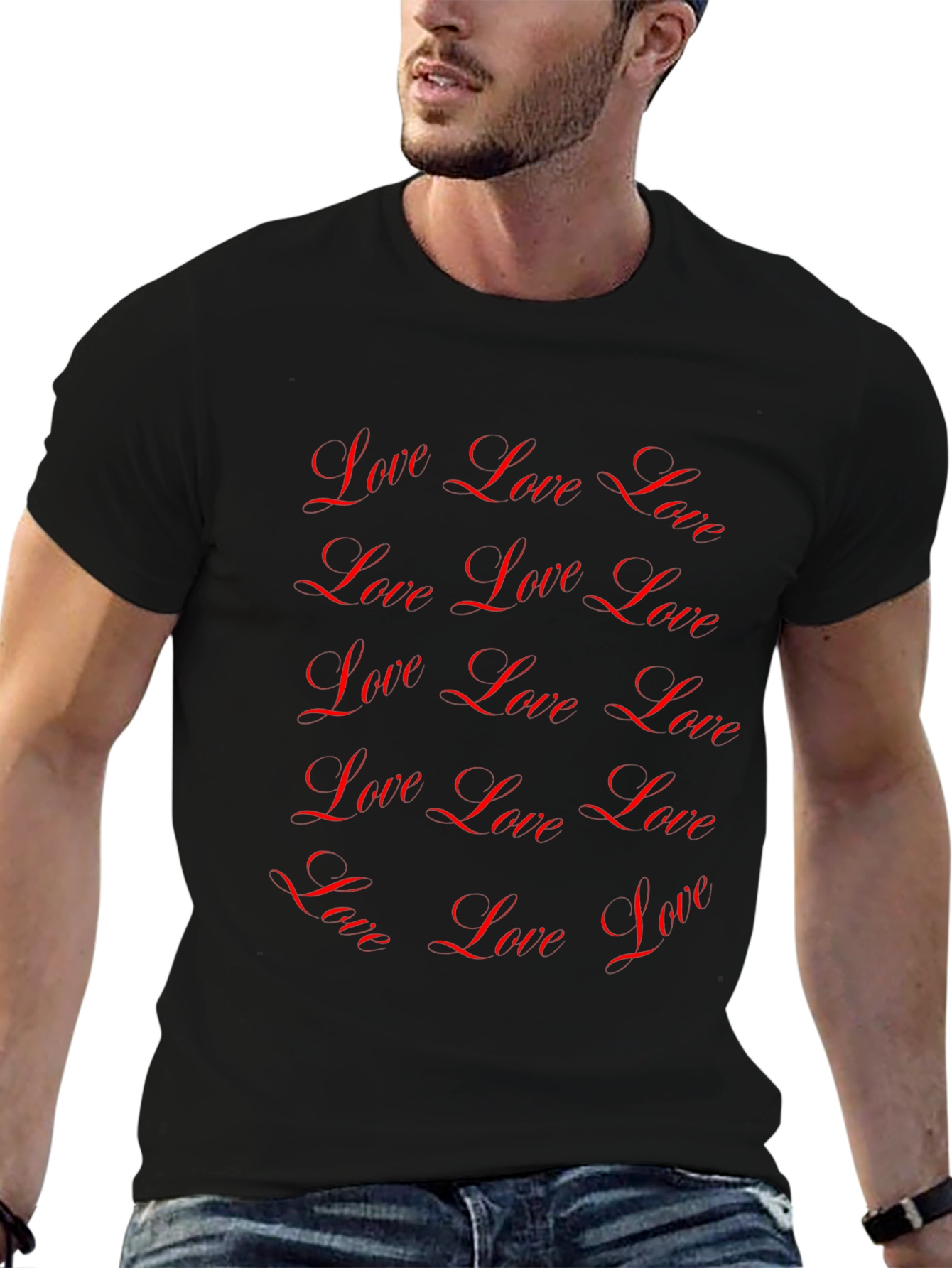 Love Graphic Print T-Shirt