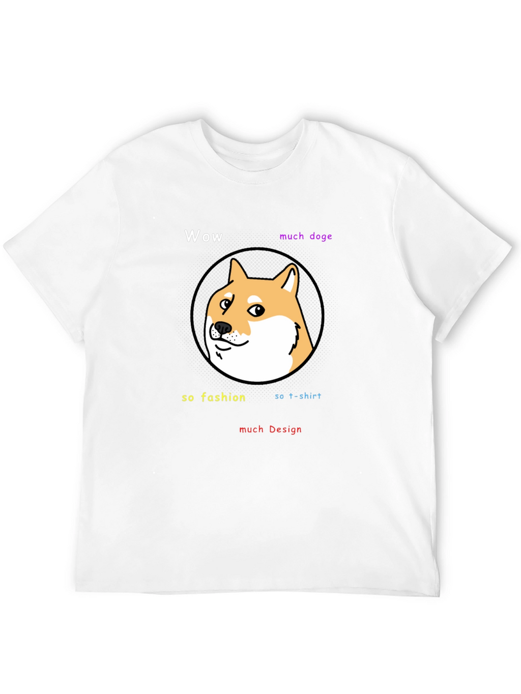 Wow Much Doge Meme T-Shirt - Black