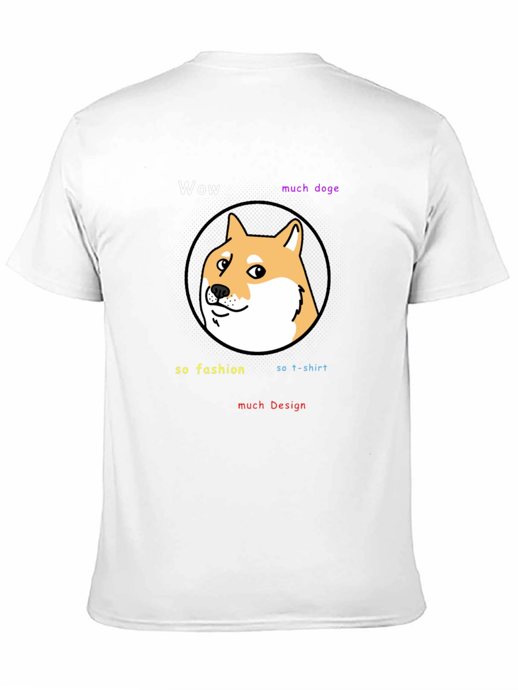 Wow Much Doge Meme T-Shirt - Black