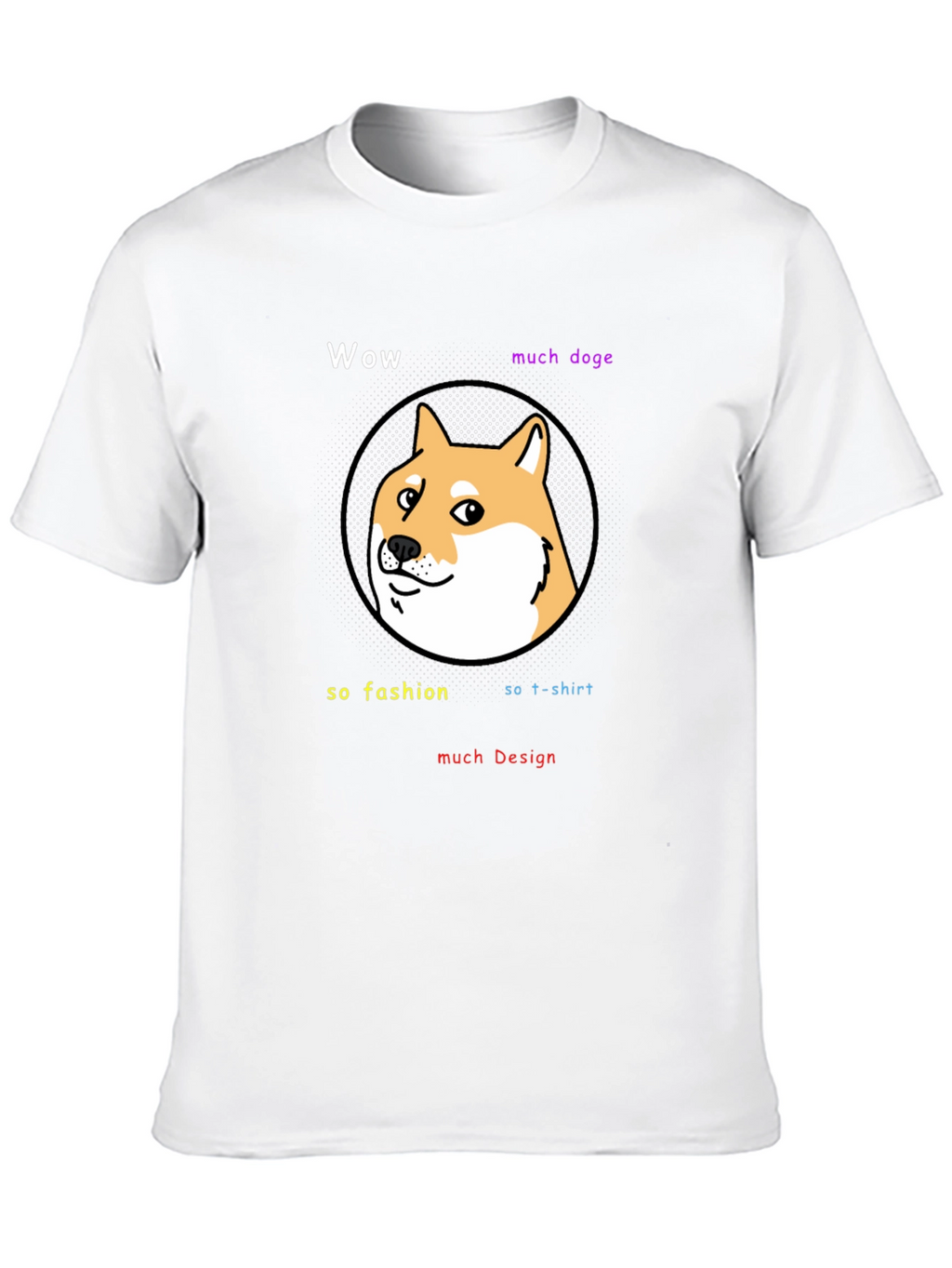 Wow Much Doge Meme T-Shirt - Black