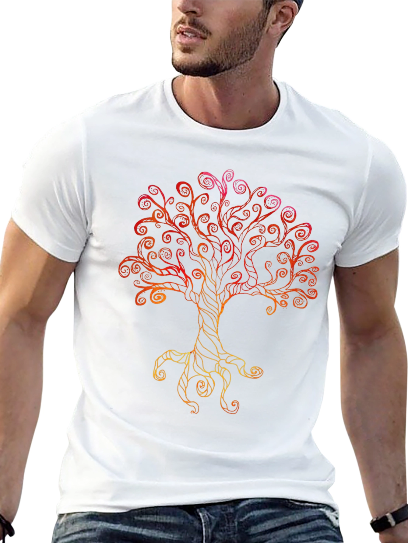 Tree of Life Graphic Tee - Mens Black T-Shirt
