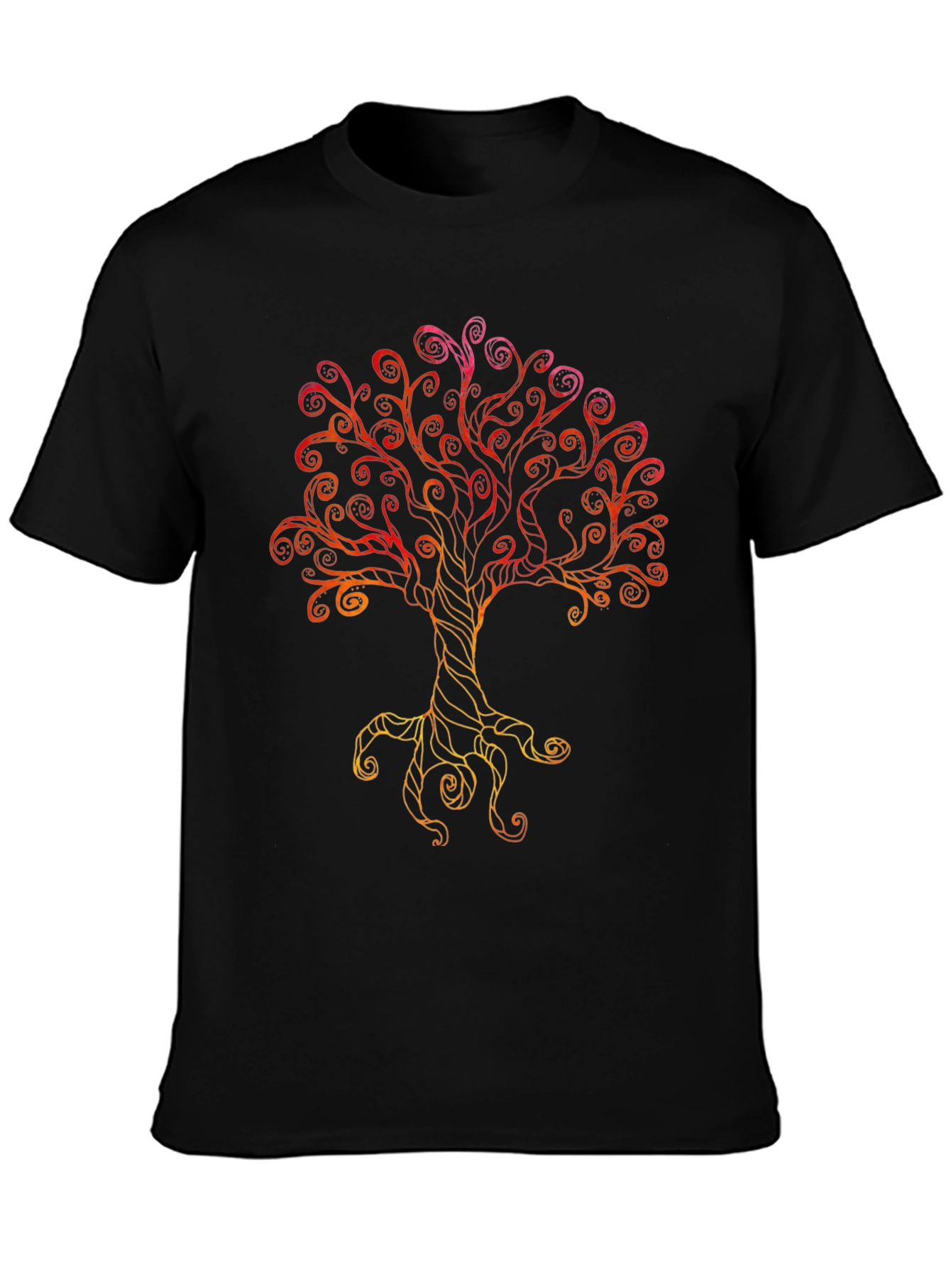 Tree of Life Graphic Tee - Mens Black T-Shirt