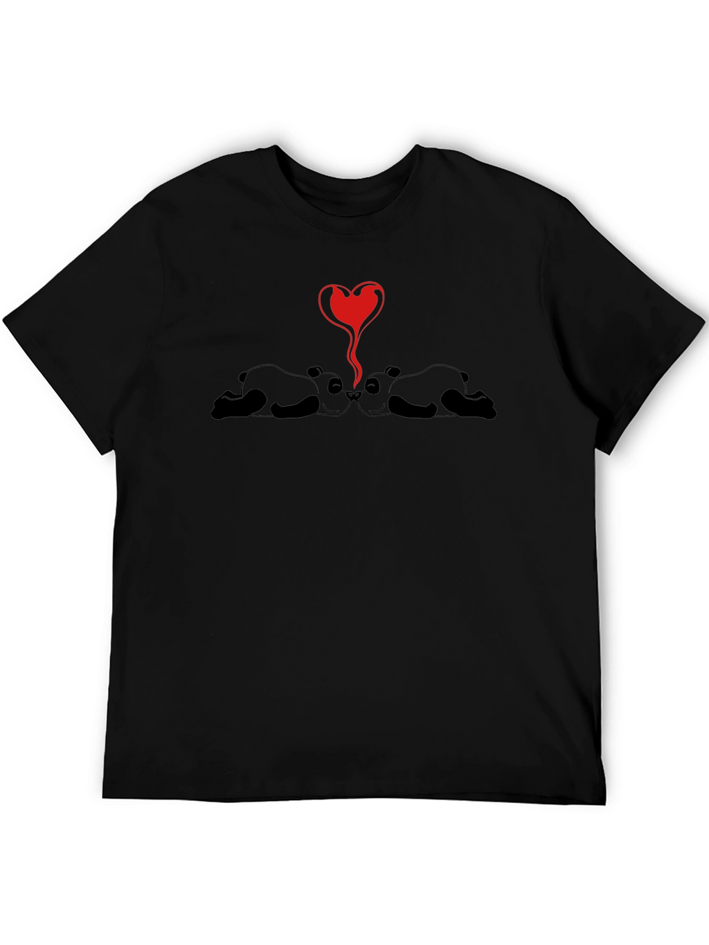Panda Love T-Shirt - Cute Graphic Tee