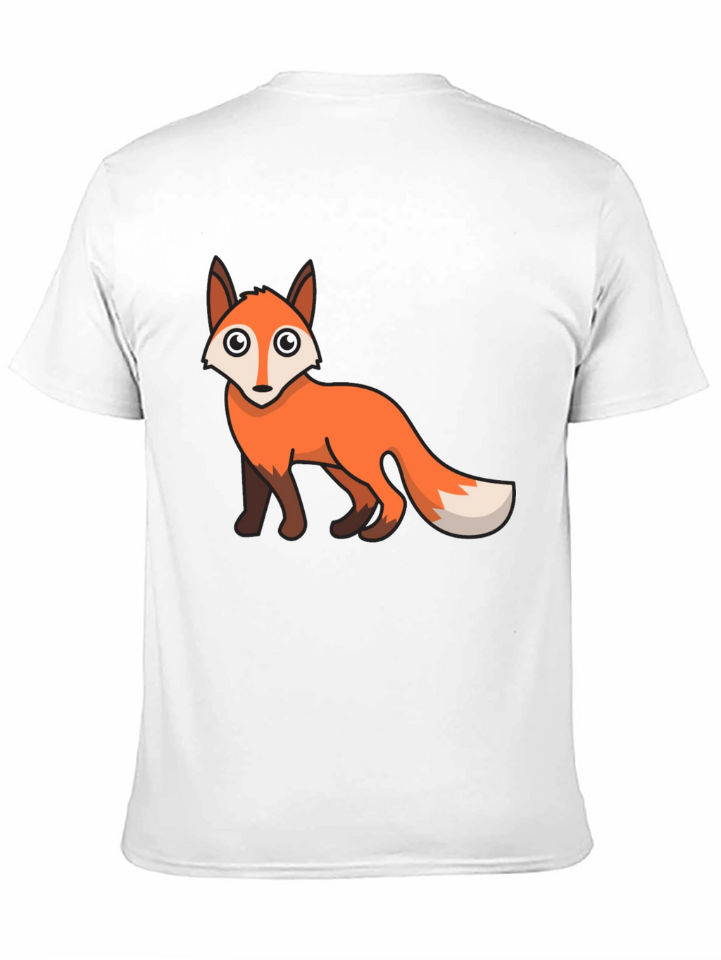 Fox Graphic T-Shirt - Black Cotton Blend Tee