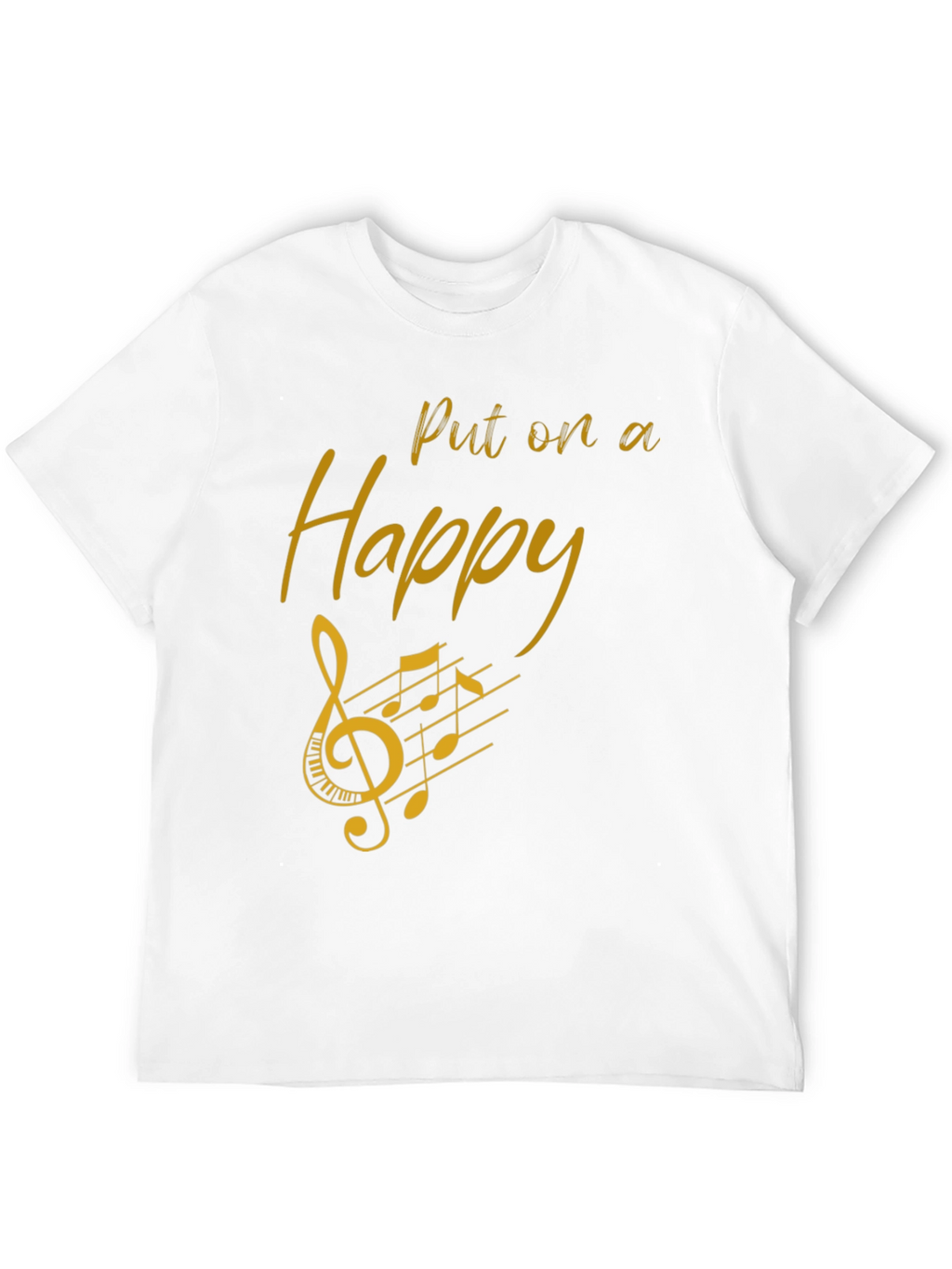 Happy Music Graphic Tee - Black