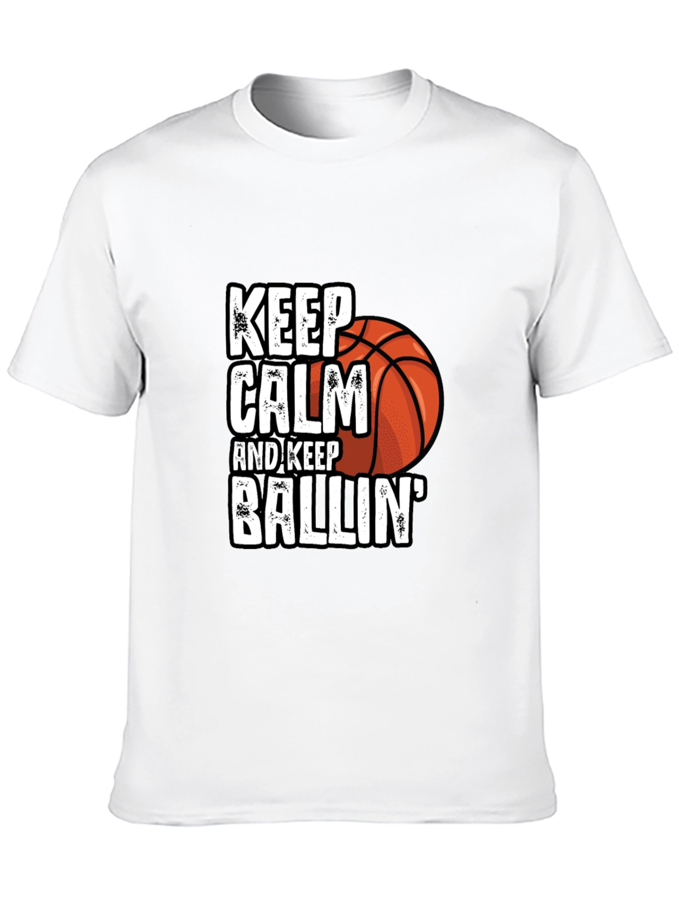 Keep Calm & Keep Ballin Black T-Shirt