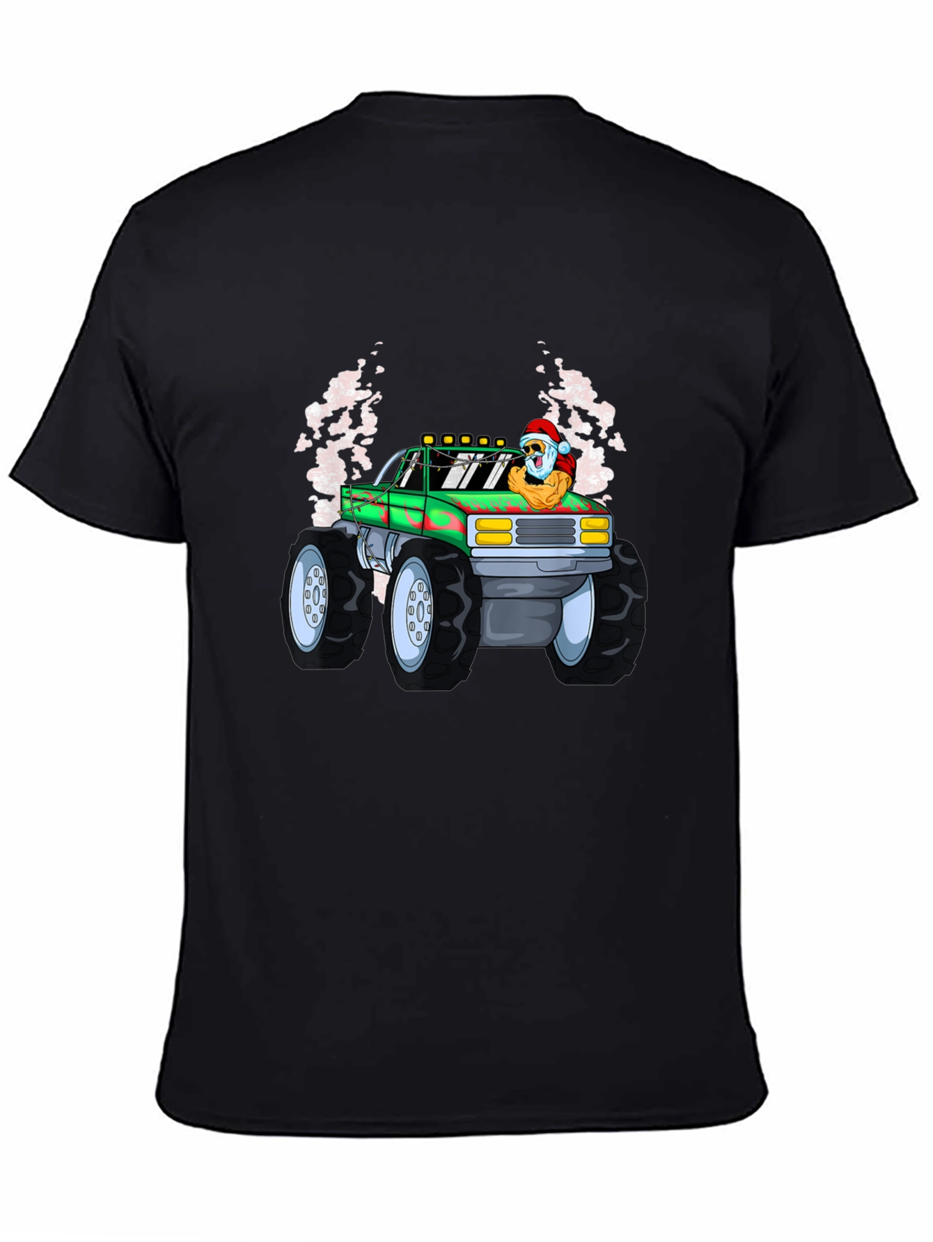 Santa Monster Truck Graphic Tee